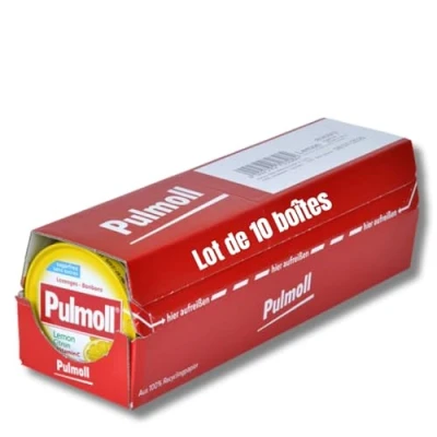 Image de Barquette Pulmoll x10 Format économique Depuis 1946 (Citron)
