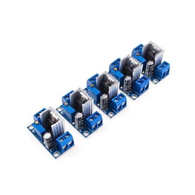 Image de ANGEEK LM317 Module d&#039;alimentation Step Down régulateur de tension DC 1,5 A 1,2 37 V