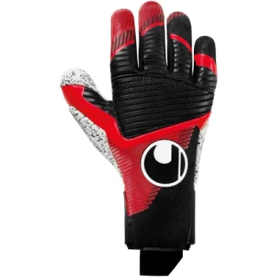 Image de uhlsport Powerline Supergrip+ Reflex Gants de Gardien But Football pour Enfants et Hommes, avec Une Nouvelle Formule Mousse adhésive des éléments High Grip