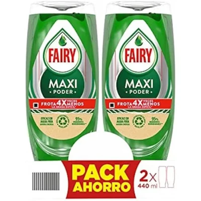 Image de FAIRY MAXI PODER LAVAVAJILLAS CONCENTRADO LOTE 2 x 440 ml