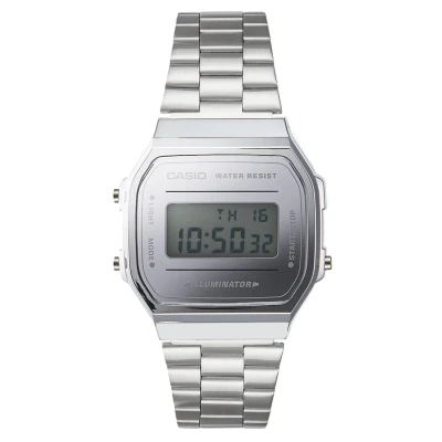 Image de Casio Collection Retro Montre à affichage digital silvercoloured, Taille: One Size, Silver coloured