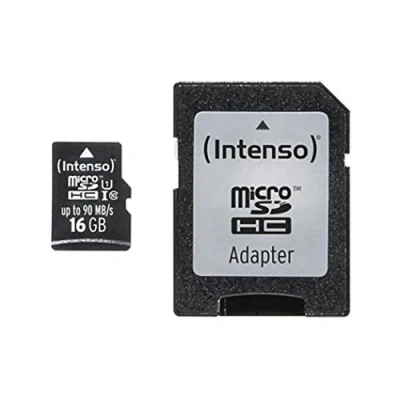 Image de Intenso 3433470 mémoire Flash 16 Go MicroSDHC UHS I Classe 10