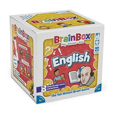 Image de Brainbox English (Refresh 2022) Card Game Ages 8+ 1+ Players 10 Minutes Playing Time, GREG124445