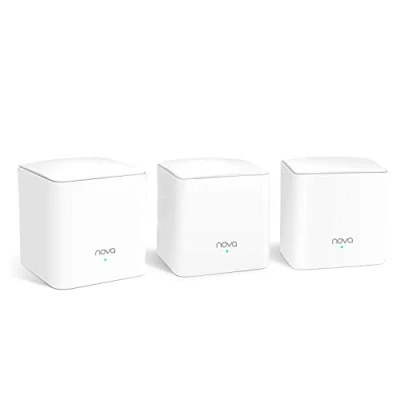 Image de Tenda WiFi Mesh Nova MW5G AC 1200 Système Couverture de 3 à 5 pièces Remplacement Routeur Répéteur pour Toute la Maison Compatible avec Les Box Fibre Pack