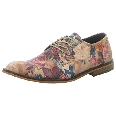 Image de BULLBOXER Chaussures à lacets pour homme Motif fleurs, multicolore, 42 EU