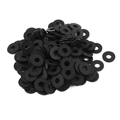Image de Sourcingmap Lot de 100 rondelles plates en caoutchouc 12 mm OD 5 ID 1 d&#039;épaisseur pour robinet tuyau d&#039;eau