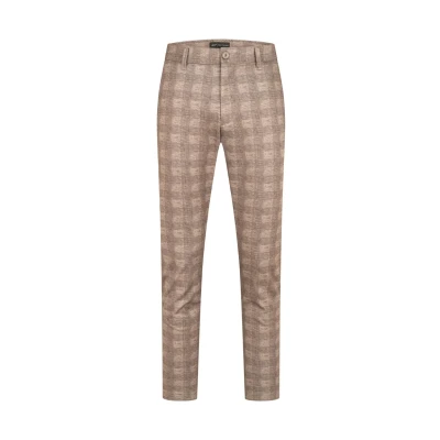 Image de Jeff LEO Chino, Homme, Taille: 38x32, Brown check