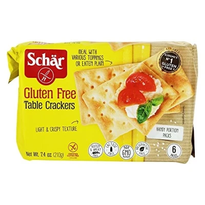Image de Schar Gluten Free Table Crackers, 7.4 Ounce (Pack of 3)