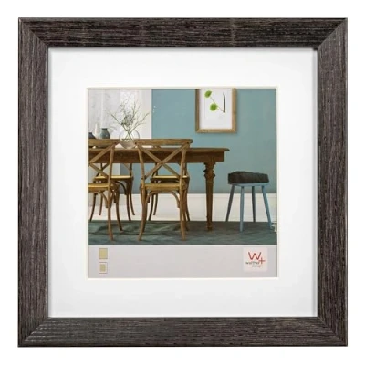 Image de walther design cadre photo gris foncé 20 x cm avec passe partout, en bois Fiorito EF220D