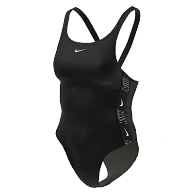 Image de Nike Swim FIT Newbie LOGO TAPE Maillot de bain, Femme, Taille: Large, Black