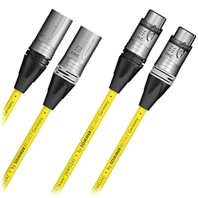 Image de Summer Cable EPB1 0300 Câble XLR NF/Phono EPILOGUE paire stéréo Neutrik EMC Fiche spéciale 3 m
