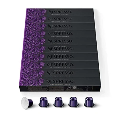 Image de Nespresso Original Bundle 100 Capsules de Café Arpeggio Intensité 9 Pour Ristretto &amp; Espresso (10 étuis 10)