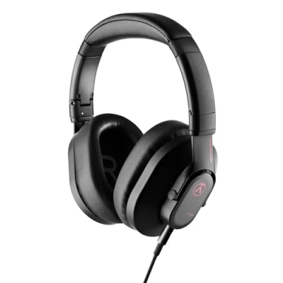 Image de Austrian Audio Hi X20 Over Ear Headphones, Casque Professionnel avec câble (Conception fermée, diaphragmes X, Coussinets en Mousse à mémoire de Forme, Design Pliable, détachable), Noir