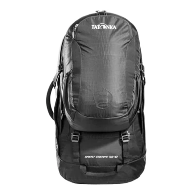 Image de Tatonka Escape 10 Sac à Dos de Voyage Adulte Unisexe, Noir, 50+10l