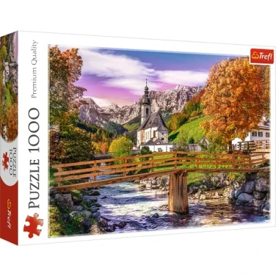 Image de Trefl Bavière d&#039;automne 1000 Pièces Paysage de Montagne Pic Belle Vue DIY Divertissement Créatif Cadeau Amusement Puzzles Classiques pour Adultes et Enfants à partir 12 Ans, TR10623