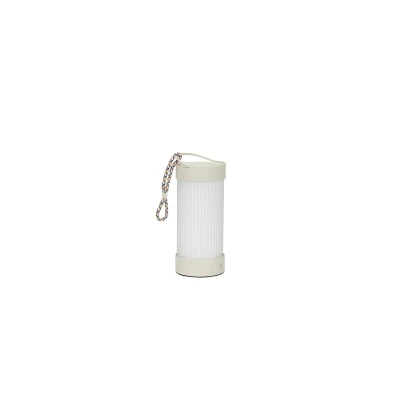 Image de HÜBSCH Lampe à poser LED rechargeable Camp, sable, verre, fer, IP44