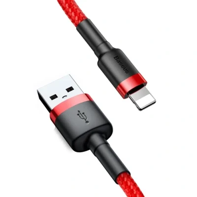 Image de Baseus CALKLF R09 câble Lightning 3 m Rouge Neuf