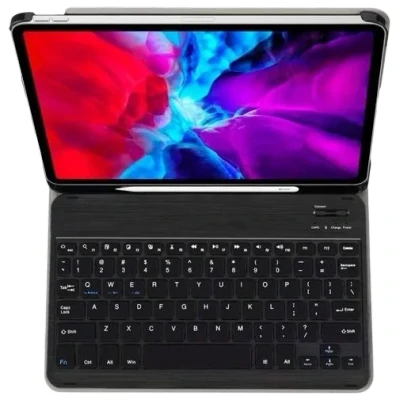 Image de Just in Case Premium Bluetooth Keyboard Noir Apple iPad Pro 12.9 2018/2020/2021
