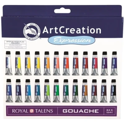 Image de ARTCREATION EXPRESSION Set Gouache 24x12 ml