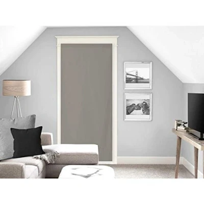 Image de Soleil d&#039;Ocre 046548 Dolly Brise Bise Polyester Taupe 70 x 200 cm