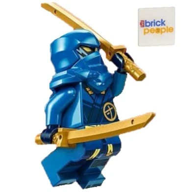 Image de LEGO Ninjago Dragons Rising: Jay Mini figurine avec deux épées Ninja bleu à partir de 6 ans