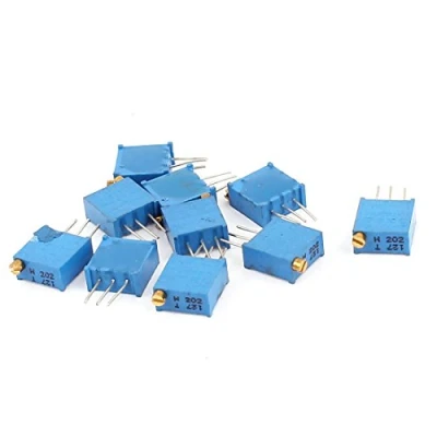 Image de sourcing map 10 PCS 3296W 2K ohm potentiomètre multitours Pot résistance variable