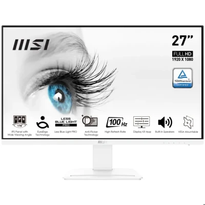 Image de MSI Pro MP273AW écran plat de PC 68,6 cm (27 ) 1920 x 1080 pixels Full HD LED Blanc Neuf