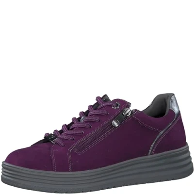 Image de MARCO TOZZI Baskets à Lacets pour Femme 2 23752 43, Grape Comb, 36 EU