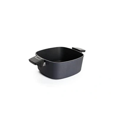 Image de Woll Diamond Lite Casserole carrée inductive, 24 x cm, hauteur 10,5 4,5 l, avec 2 poignées latérales, convient pour tous les types de feux, fonte d&#039;aluminium, revêtement anti adhésif, passe au