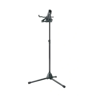 Image de K&amp;M 19775 Pied pour tablette PC Noir, plastique biosourcé support inclinable et pliable les marques courantes tripode