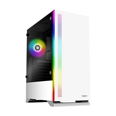 Image de Zalman S5 WHITE unité centrale Midi Tower Blanc Neuf