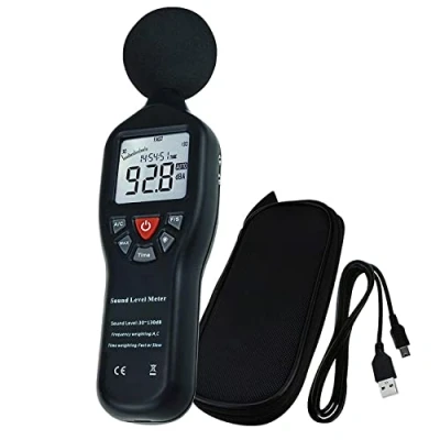 Image de Calibrateur de niveau sonore 114 dB / 94 104 Haute précision fréquence Taille du micro : 13,2 mm