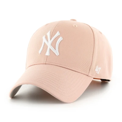 Image de &#039;47 NEW YORK Yankees Raised Basic Unisex Casquette, Taille: One Size, Dusty mauve