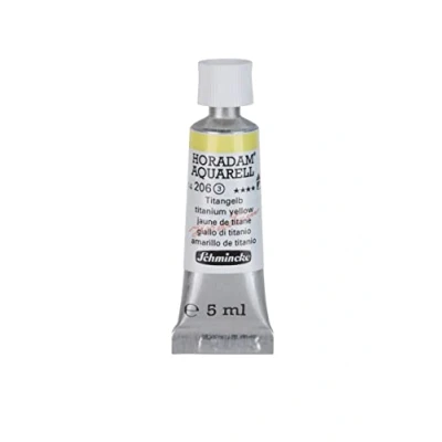 Image de Schmincke HORADAM® AQUARELL aquarelle d&#039;artiste ultrafine, Jaune de titane 5 ml
