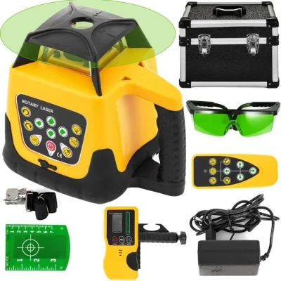 Image de Niveau laser vert rotatif 360 VEVOR Autonivelant à faisceau horizontal vertical 500m