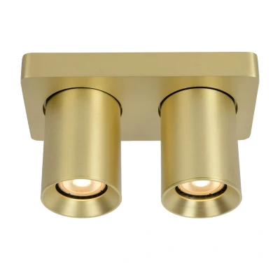 Image de Lucide 09929/10/02 Spot Plafond, Aluminium, 10 W, Or Mat/Laiton