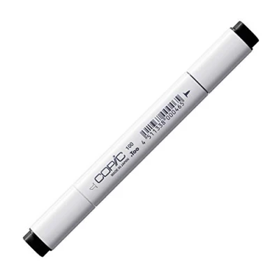 Image de COPIC Classic 100, Black, Twin Marker avec Une Pointe Moyenne et Fine