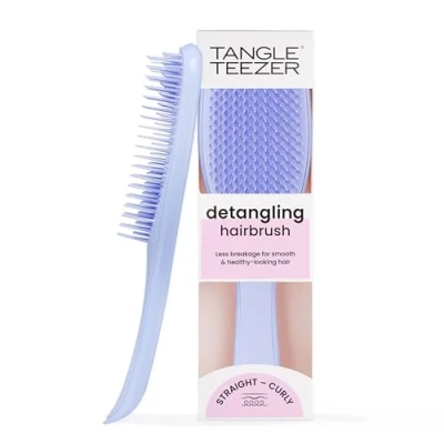 Image de Tangle Teezer Brosse cheveux violet Wet Detangler Lavender demelante douce anti casse pour tous les types de