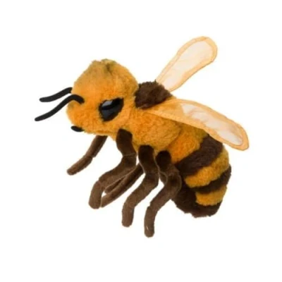 Image de WWF Plüsch WWF00920, Abeille (17 cm), réaliste, Super Doux, Peluche à câliner et avec Un Petit câlin