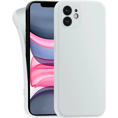Image de MyGadget Coque Compatible avec Apple iPhone 11 Case TPU Souple &amp; Soft Cover Protection Extra Fine Légère Étui Coloré Anti Choc et Rayures Blanc