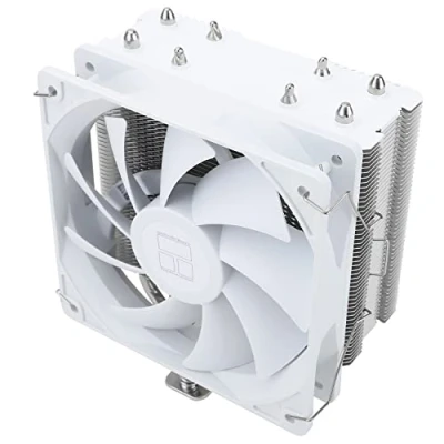 Image de Thermalright Assassin X 120 SE White CPU Air Cooler, 4 Heat Pipes, TL C12CW PWM Quiet Fan Cooler With S FDB Bearing, For AMD AM4 AM5/Intel 1700/1150/1151/1200, LGA17XX PC