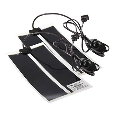 Image de Liuer 2PCS Mat Tapis Température Adjustable Chauffage Chauffant avec Réglage de la pour Reptiles Serpents,Tortue,GeckosLéopard,Lézards,Araignées,Amphibien (7W)