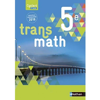 Image de Transmath 5e Grand format Nouveau programme 2016 Livre d’occasion Bon