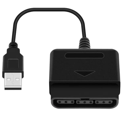 Image de OSTENT Adaptateur USB CâBle de Conversion pour Sony Playstation 1/2 PS One PSX Wired Controller Gamepad Joystick to PC Laptop