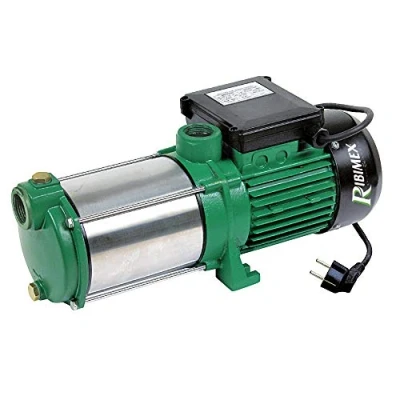 Image de Ribimex PRMCA5/T Pompe de surface, 5 Turbine, Triphase, Noir/Vert, 20 x 16 45 cm