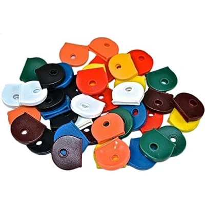 Image de Bulk Hardware Assortiment de capuchons colorés pour clés, 40 pièces