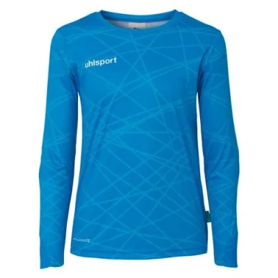 Image de uhlsport Ensemble Maillot de Gardien But Prediction Junior, Unisexe, Bleu Fluo, 140 EU