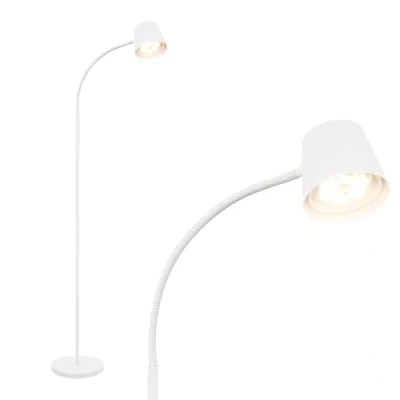 Image de BRILONER lampadaire LED sans fil avec touche, intensité variable, batterie et source interchangeables, sur batterie, lampe de lecture, salon, plafonnier, lampadaire, 126,5 cm
