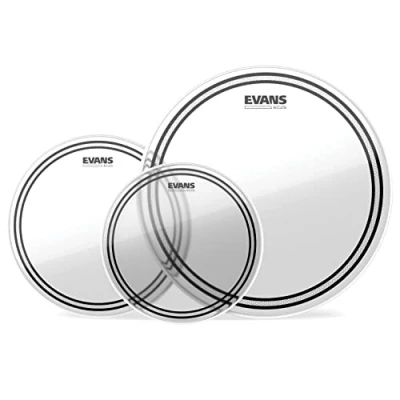 Image de Evans ETP EC2SCLR S Standard Packs de Peaux toms EC2 12&quot;/13&quot;/16&quot; Transparent