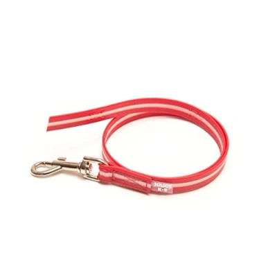 Image de Julius K9 Laisse phosphorescente IDC Lumino sans poignée, 19 mm x 1 m, Rouge